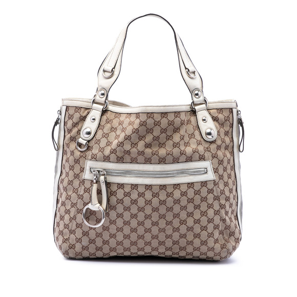 Gucci Handbags - Pre-Loved Gucci GG Canvas Icon Bit Zip Tote